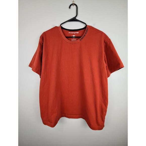 Savage X Fenty Other - Savage X Fenty Men's Grille Graphic Heavy Jersey L Tee Orange Cotton Crew‎ Shirt